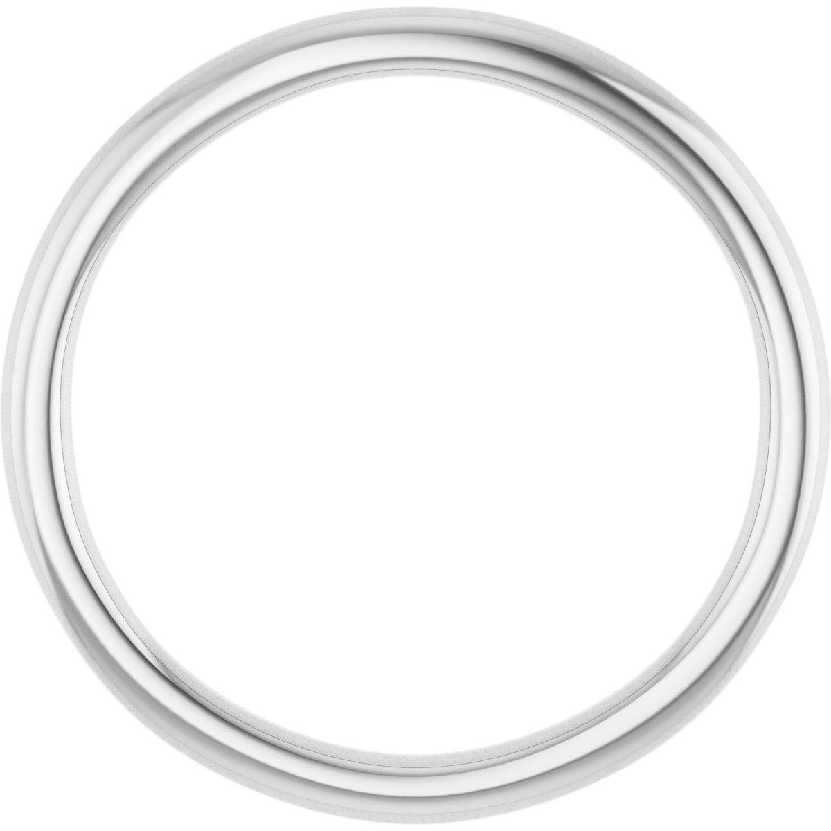 14K White Gold Matching Band