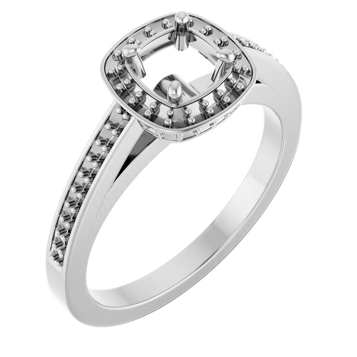 Halo-Style Engagement Ring
