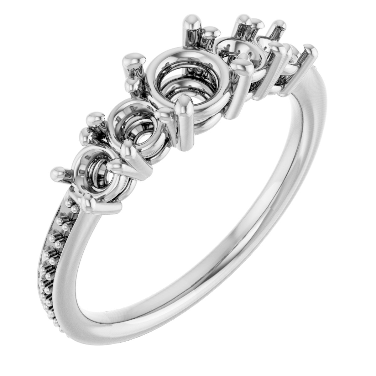 Accented Engagement Ring
