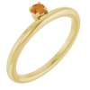 14K Yellow Citrine Stackable Ring Ref. 13079493