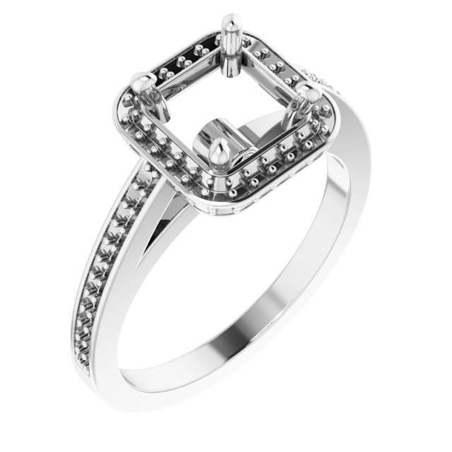 Halo-Style Engagement Ring