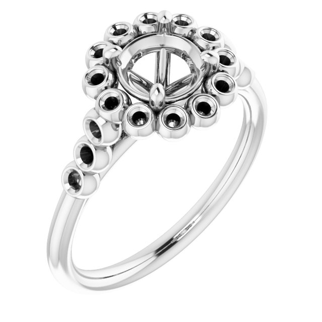 Halo-Style Engagement Ring
