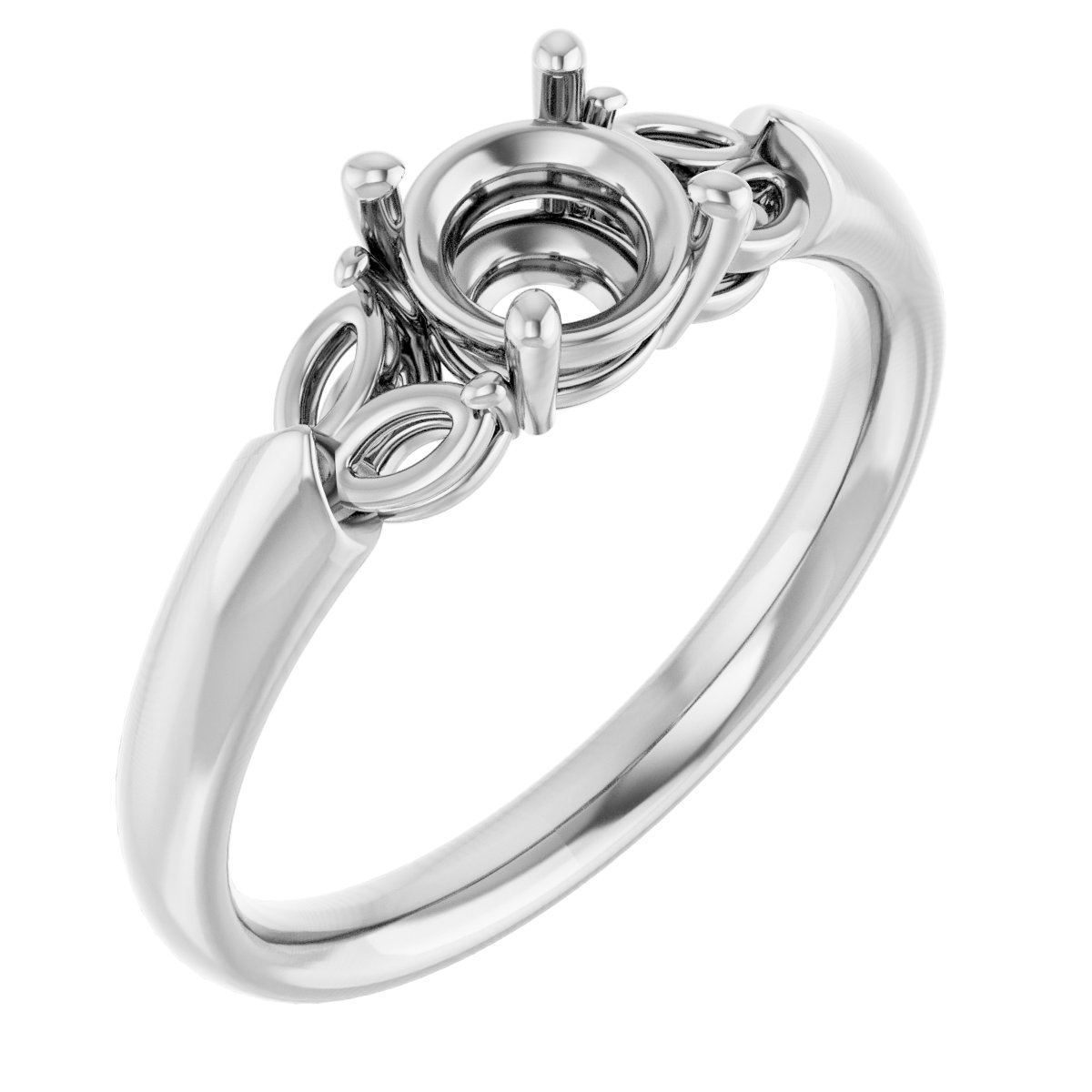 Accented Engagement Ring