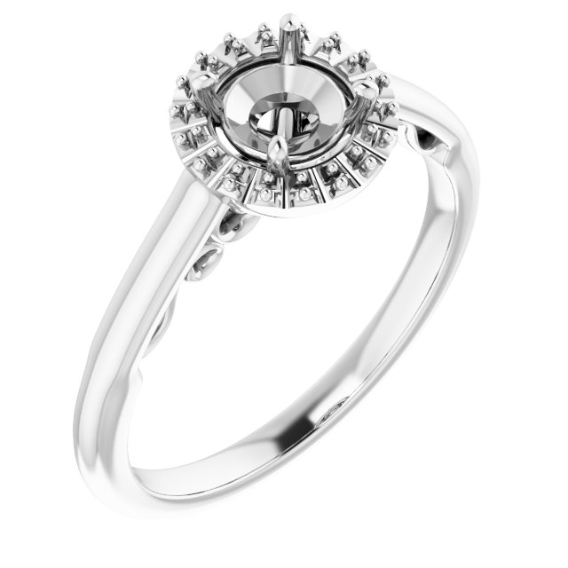 Halo-Style Engagement Ring