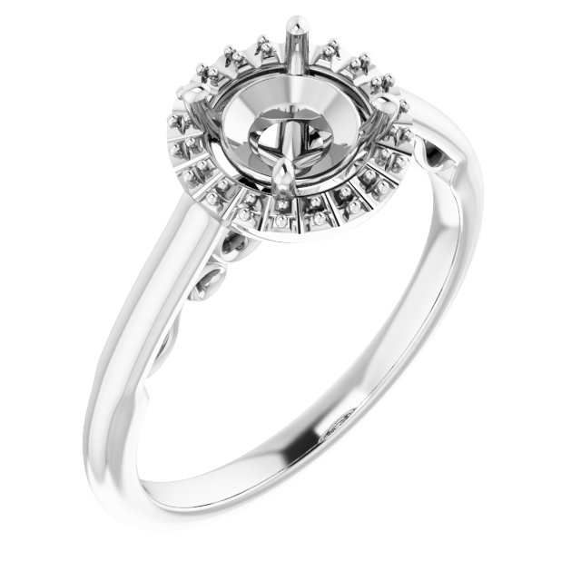 Halo-Style Engagement Ring