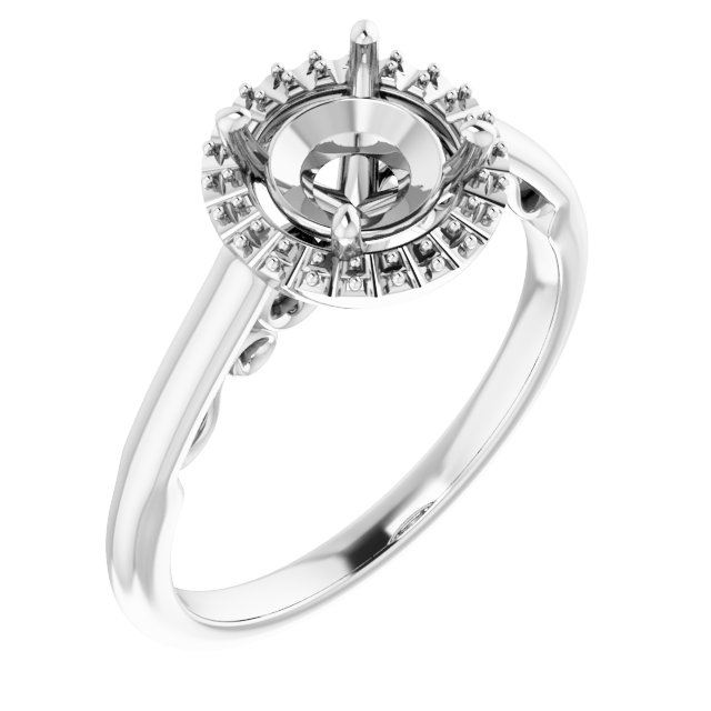 Halo-Style Engagement Ring