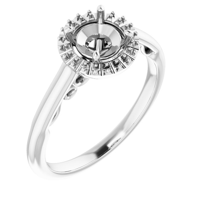 Halo-Style Engagement Ring