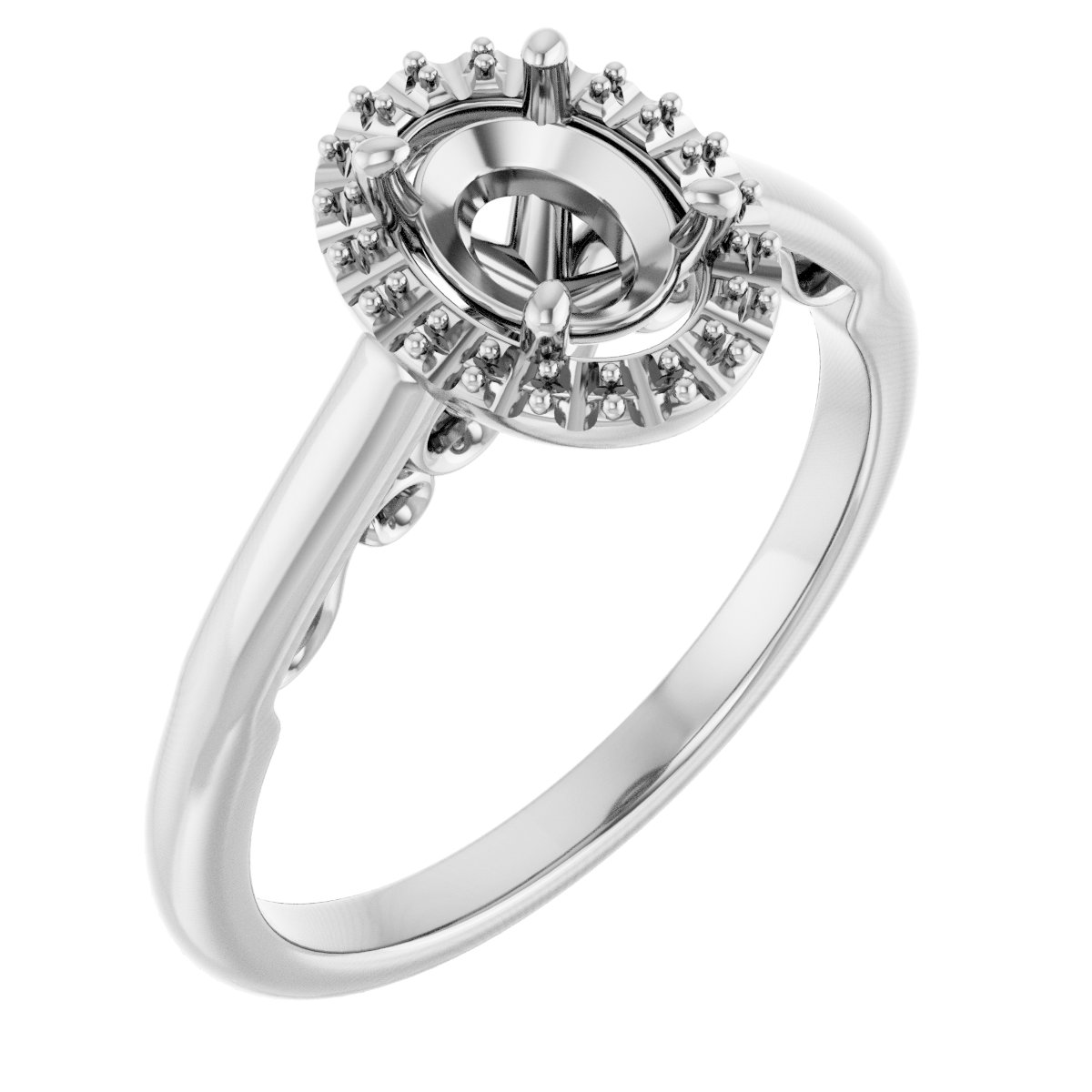 Halo-Style Engagement Ring