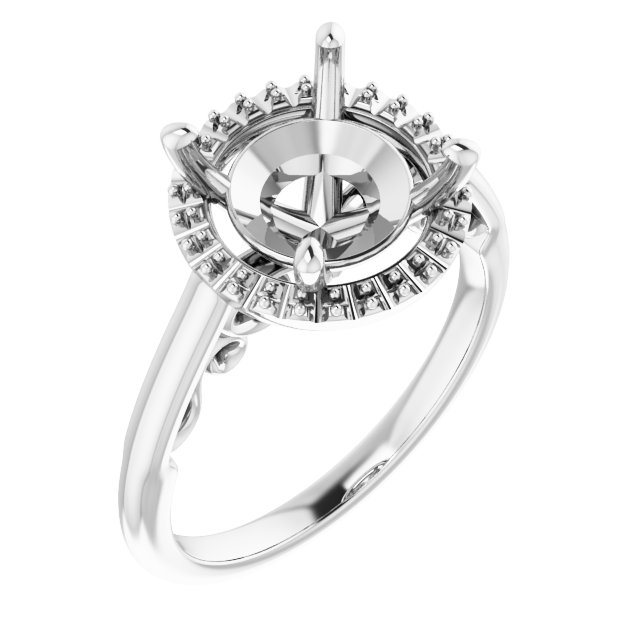 Halo-Style Engagement Ring