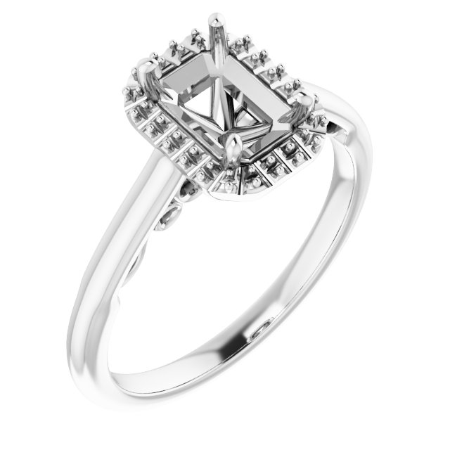 Halo-Style Engagement Ring