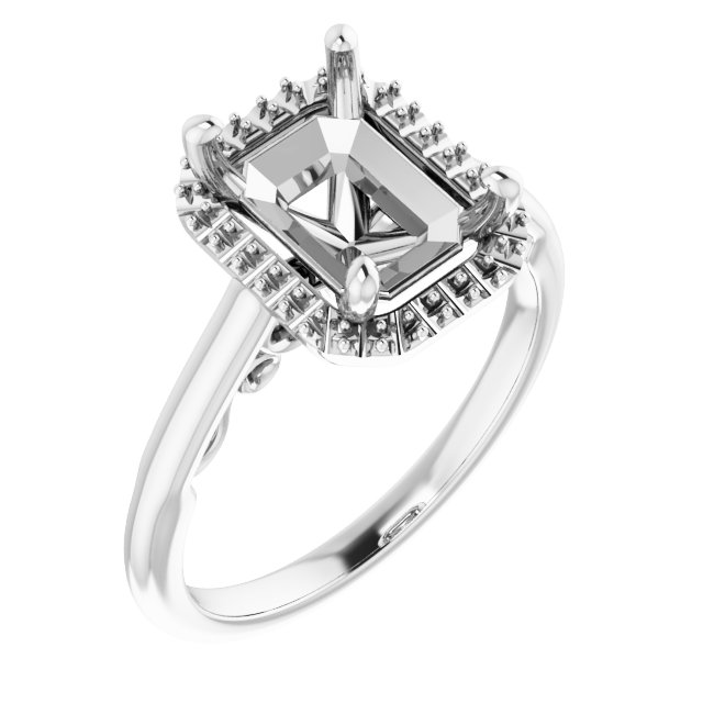 Halo-Style Engagement Ring