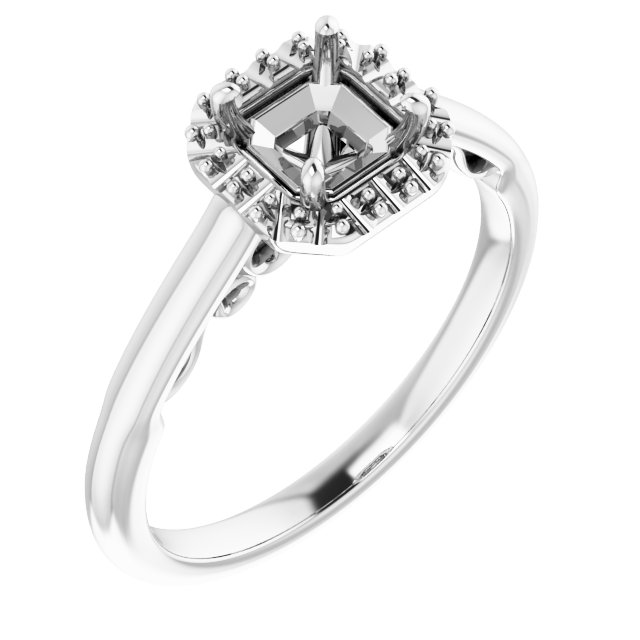 Halo-Style Engagement Ring
