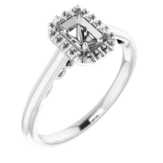Halo-Style Engagement Ring