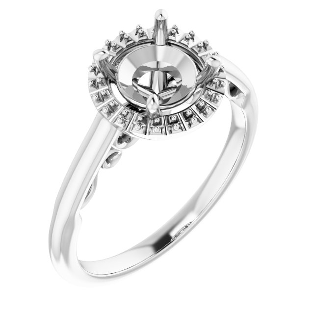 Halo-Style Engagement Ring