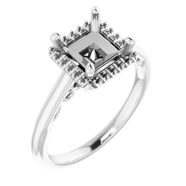 Halo-Style Engagement Ring