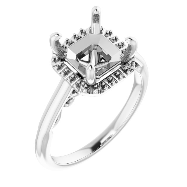 Halo-Style Engagement Ring