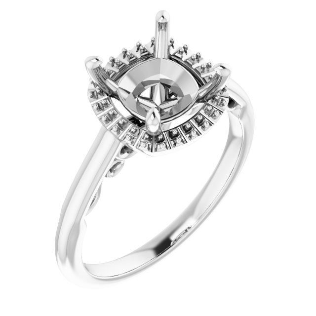 Halo-Style Engagement Ring