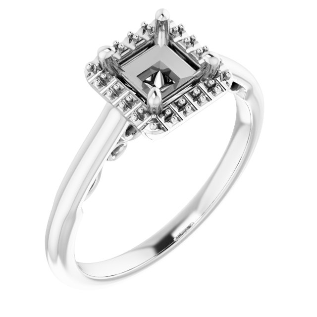 Halo-Style Engagement Ring