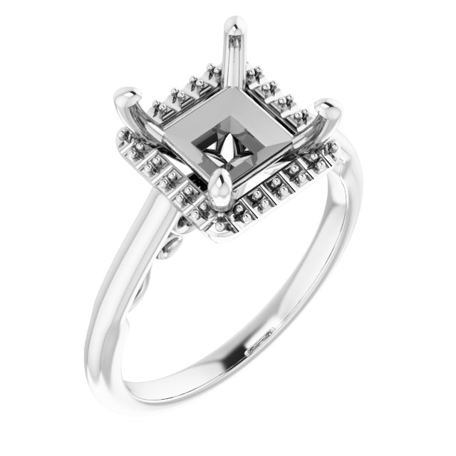 Halo-Style Engagement Ring