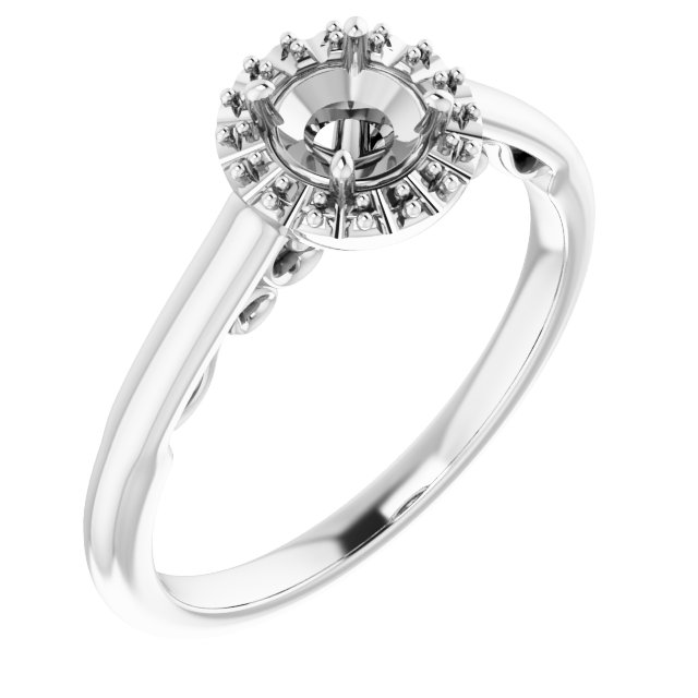 Halo-Style Engagement Ring