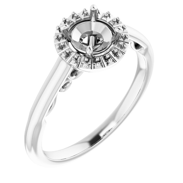 Halo-Style Engagement Ring