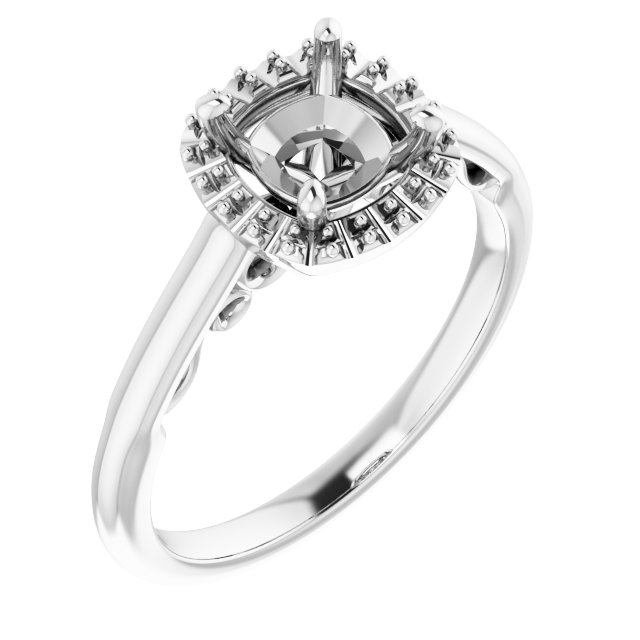 Halo-Style Engagement Ring