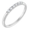 14K White .125 CTW Diamond Stackable Ring Ref 12974295