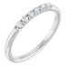 Sterling Silver 1/8 CTW Natural Diamond Stackable Ring      
