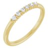 14K Yellow .125 CTW Diamond Stackable Ring Ref 12974296