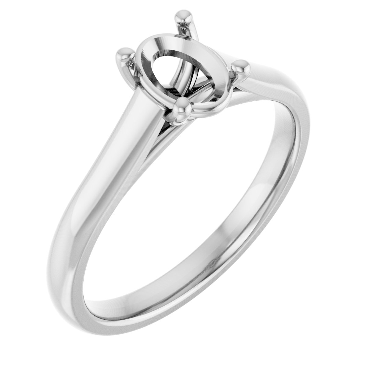 Solitaire Engagement Ring or Band