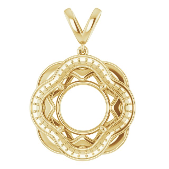 Halo-Style Pendant