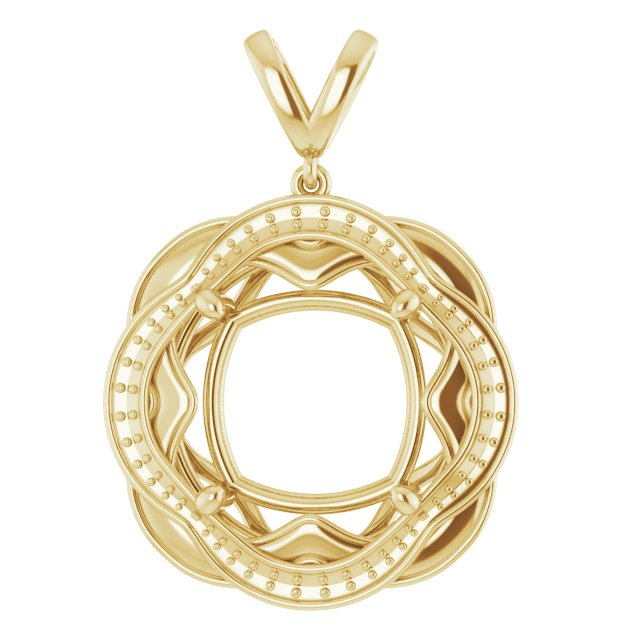 Halo-Style Pendant