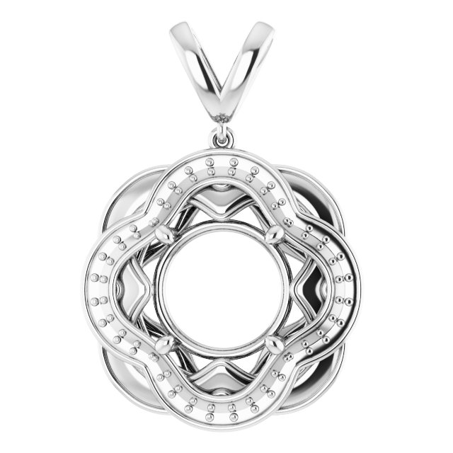 Halo-Style Pendant