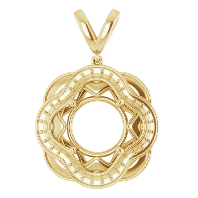 Halo-Style Pendant