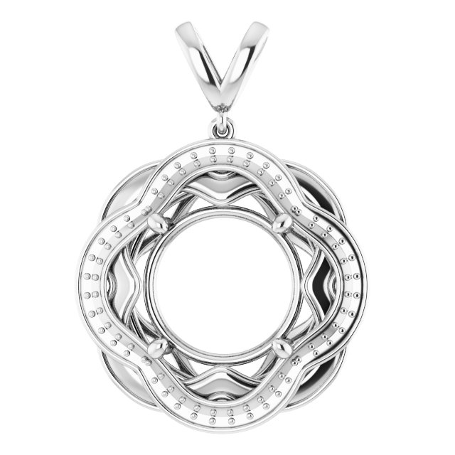 Halo-Style Pendant