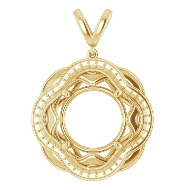 Halo-Style Pendant