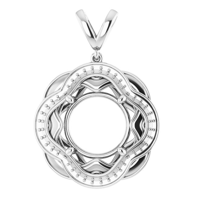Halo-Style Pendant