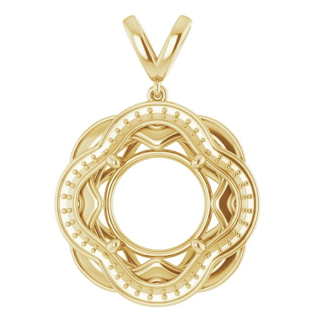 Halo-Style Pendant