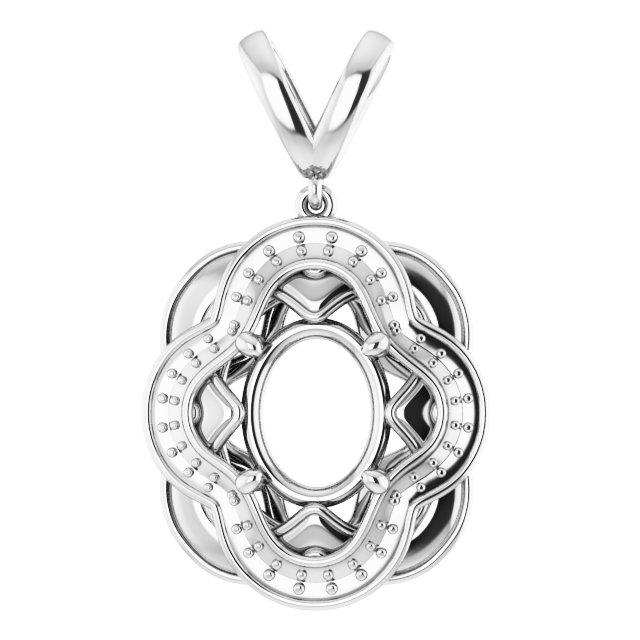 Halo-Style Pendant