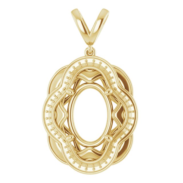Halo-Style Pendant