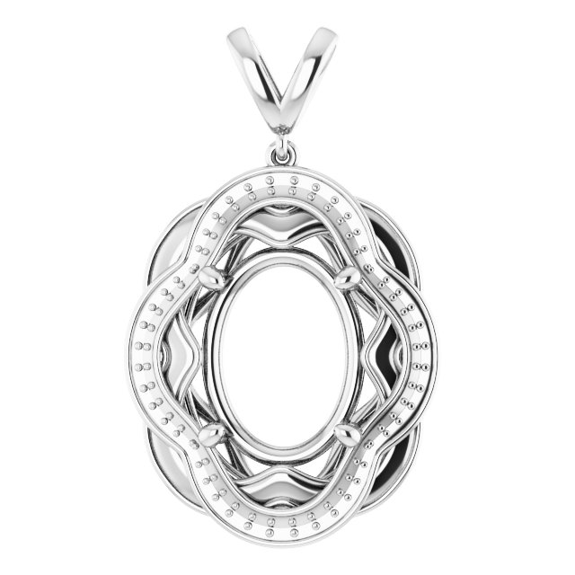 Halo-Style Pendant