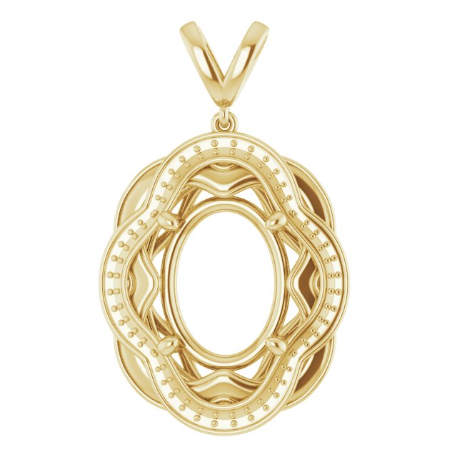Halo-Style Pendant