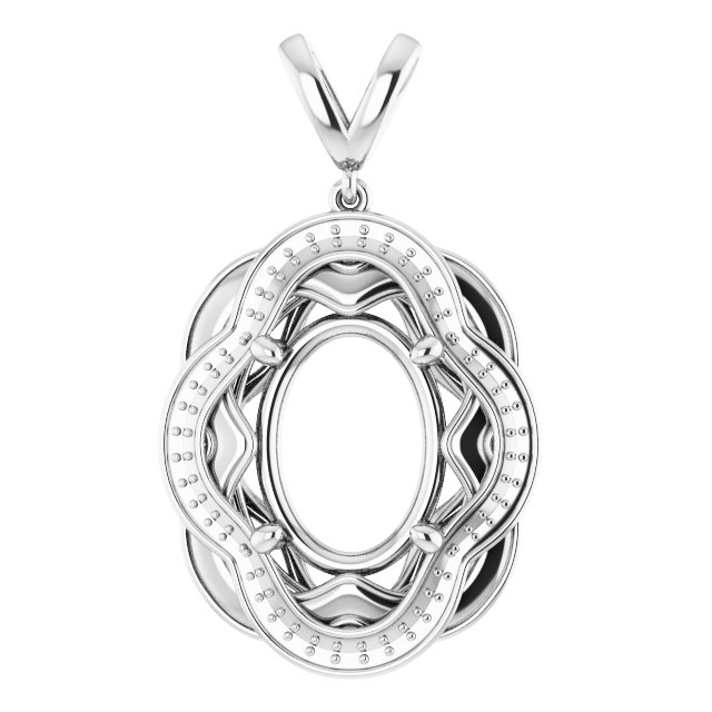 Halo-Style Pendant