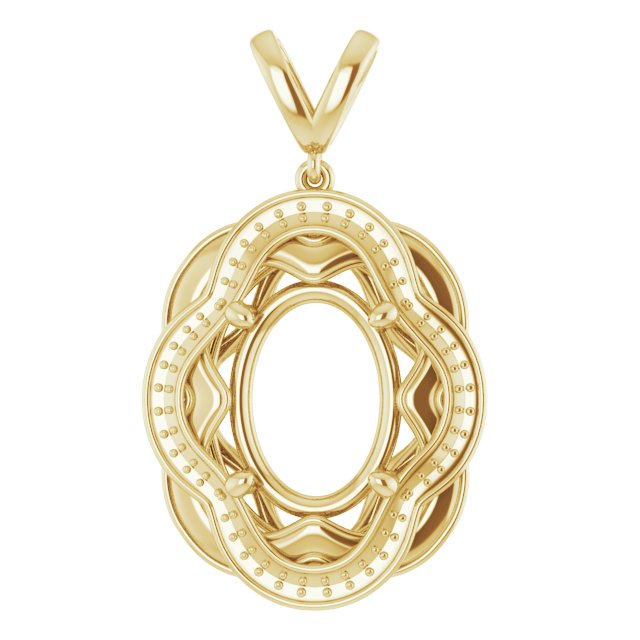 Halo-Style Pendant
