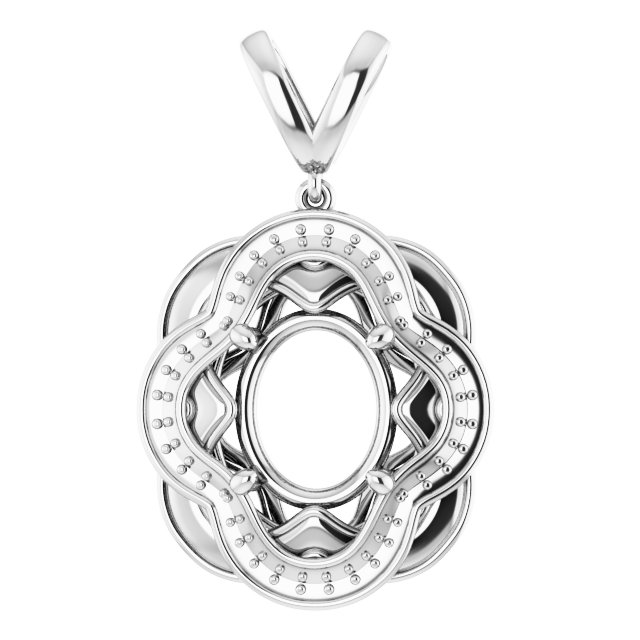 Halo-Style Pendant