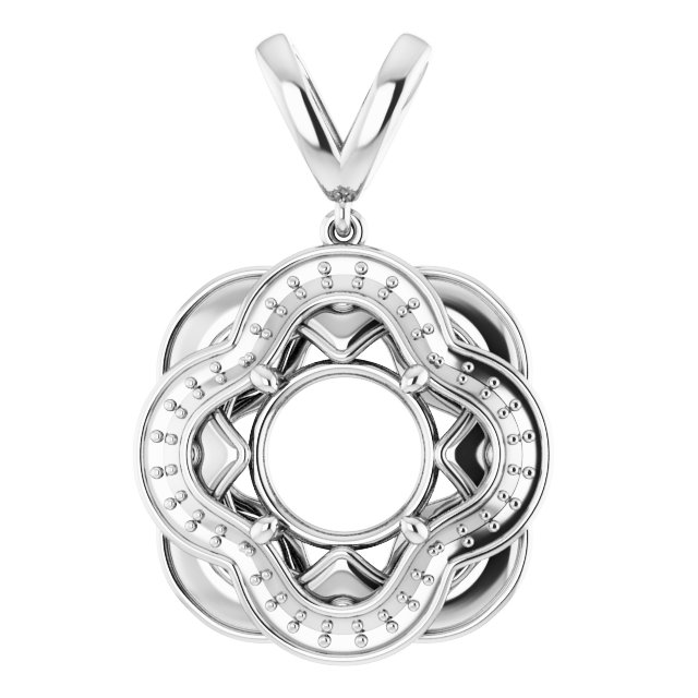 Halo-Style Pendant