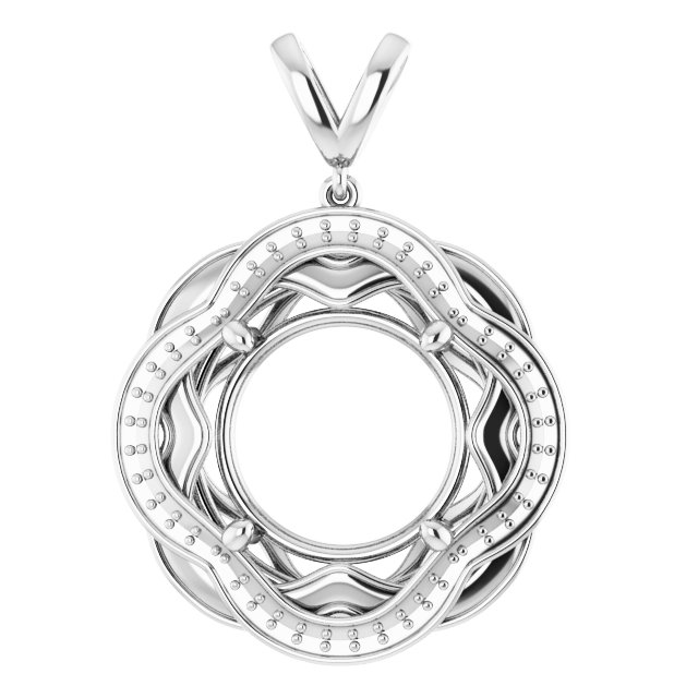 Halo-Style Pendant