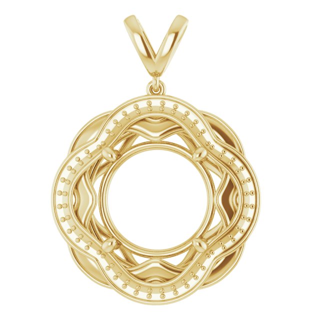 Halo-Style Pendant
