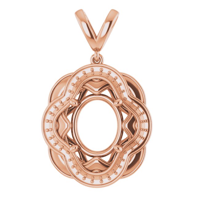 Halo-Style Pendant