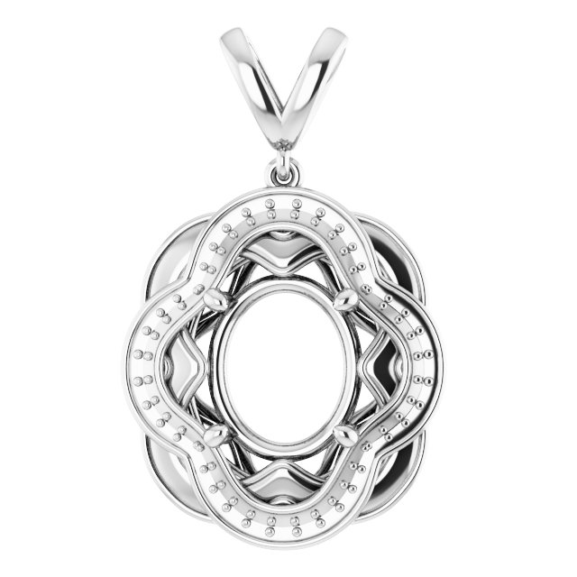 Halo-Style Pendant